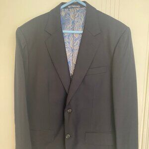 Custom-Tailored Midnight Blue work suit